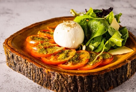 Restaurant Gina Dijon - Tomate burrata